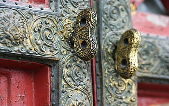 Patterns, Miscellanea, Miscellaneous, Metal, Japan, Door HD wallpaper