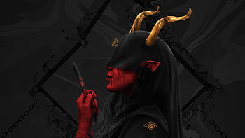 Dark Emperor, devil, artist, artwork, digital-art, artstation HD wallpaper