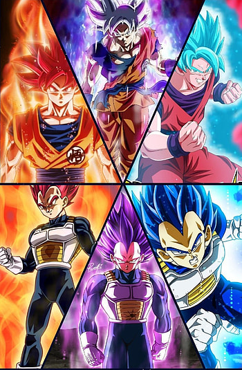 Goku vs Vegeta, anime HD phone wallpaper
