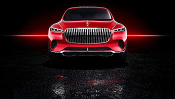 Vision Mercedes-Maybach Ultimate Luxury, concept car, front, 2018 HD wallpaper
