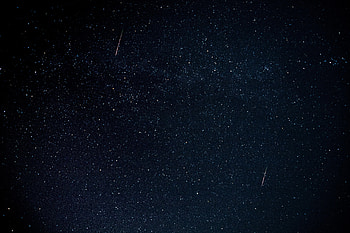 Universe, Stars, Night, Starfall HD wallpaper