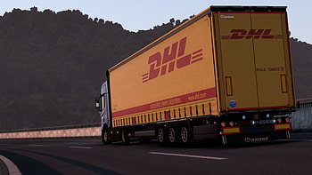 DHL, Grupo Mazo, Truck hauling, Italy to Greece HD wallpaper