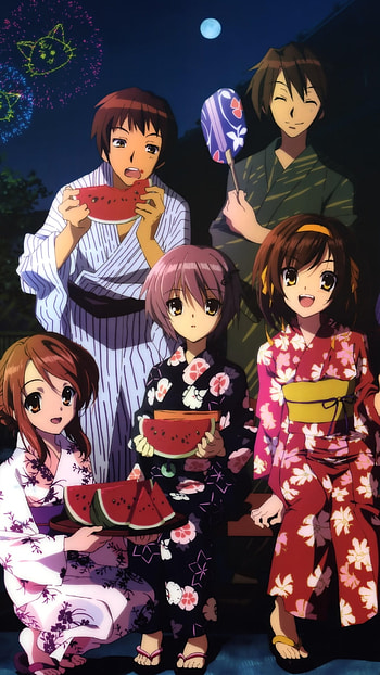 Melancholy of Haruhi Suzumiya, Xperia Z , Kawaii mobile, One HD phone wallpaper