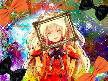Vocaloid seeU, japanese, seeu, cute, colors, girl, singer, chibi, anime, bilingual, korean, bow ties HD wallpaper