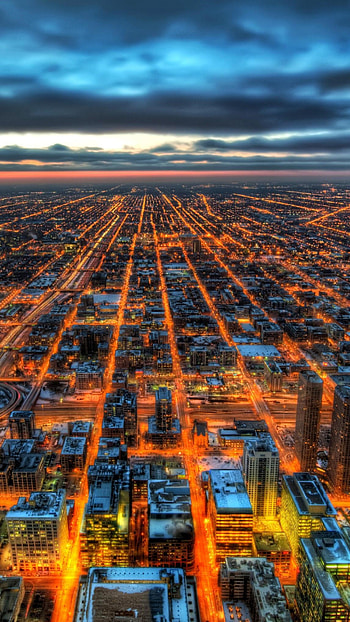 Chicago R, Xperia , Premium , Cityscape beauty HD phone wallpaper