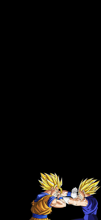 goku vs vegetaM, amoled, dragonballz, dragonballsuper, genki, genkidama, henki, black, oled, wp, dbz, henkidama HD phone wallpaper
