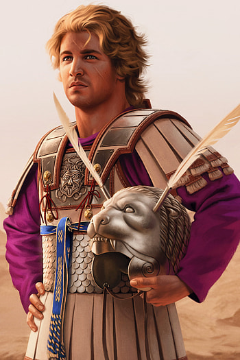 Alexander the Great, Men, Art by Joan Francesc Oliveras Pallerols HD phone wallpaper