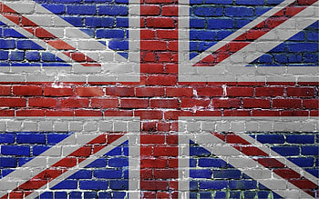 Great Britain, Miscellanea, Miscellaneous, Bricks, Flag, United Kingdom HD wallpaper