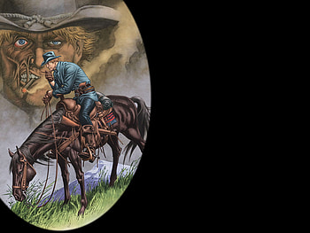 Jonah Hex, horse, fantasy, hex, comic, jonah HD wallpaper