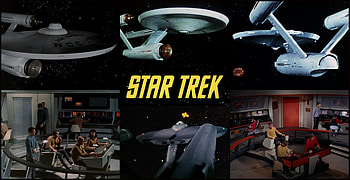 Star Trek, TOS, Spock, Enterprise, Pike, Kirk, Starship Enterprise HD wallpaper