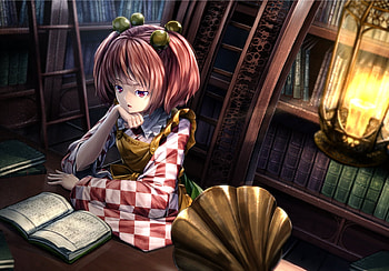 Motoori Kosuzu, anime, touhou, ryosios, girl, manga HD wallpaper