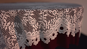 Appliqulace procedural material, Textured fabric, Intricate design, Artistic surface HD wallpaper