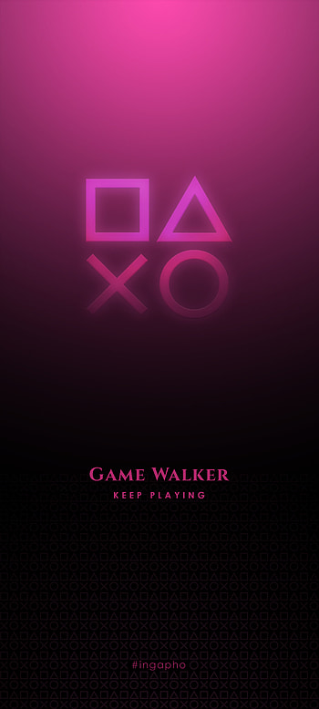 Playstation symbols, play, ps4, game, gaming, pink, ps, ps5, ingapho, girl HD phone wallpaper