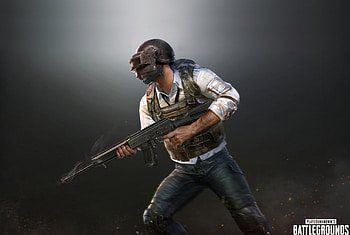 PUBG, helmet guy, mobile game HD wallpaper