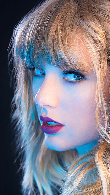 Taylor Swift, Blue neon, Ultra mobile , Selebriti HD phone wallpaper