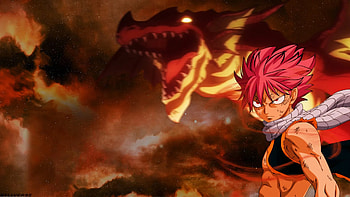 Igneel, Fairy Tail render, Mysterious aura, Artistic interpretation HD wallpaper