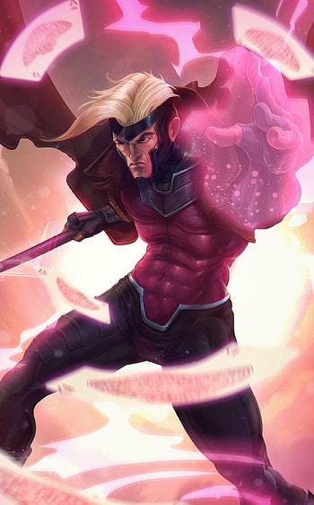 Gambit, Marvel Comics, ArtStation artist's creation, Intriguing design HD phone wallpaper