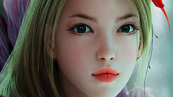cute fantasy, girl, fantasy, look, pretty HD wallpaper