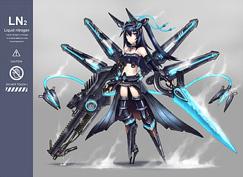 anime, black, blue eyes, black hair, katana HD wallpaper