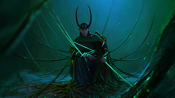 Loki Unexpected Moment, loki-season-2, loki, tv-shows, superheroes, artwork, art, digital-art, supervillain HD wallpaper