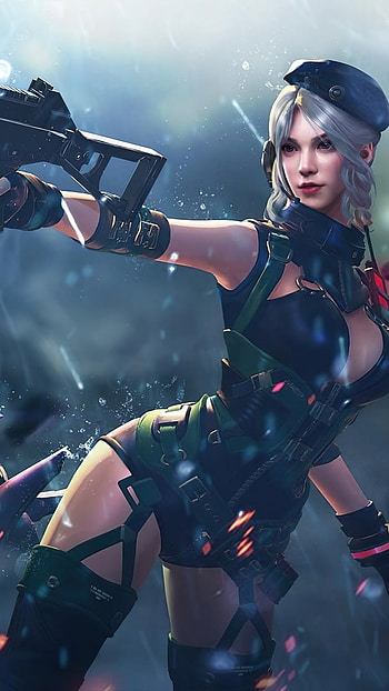 Fire Attitude, Girl, Player, Game HD phone wallpaper
