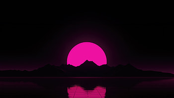 Sun Of Synthwave World, synthwave, vaporwave, dark, artist, artwork, digital-art HD wallpaper