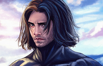Captain America Long Hair Artwork, captain-america, artwork, artist, deviantart HD wallpaper