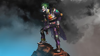 Joker Face Of Anarchy, joker, supervillain, superheroes, artwork, digital-art HD wallpaper