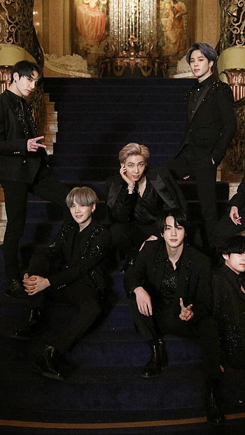 Bts, suit pose HD phone wallpaper