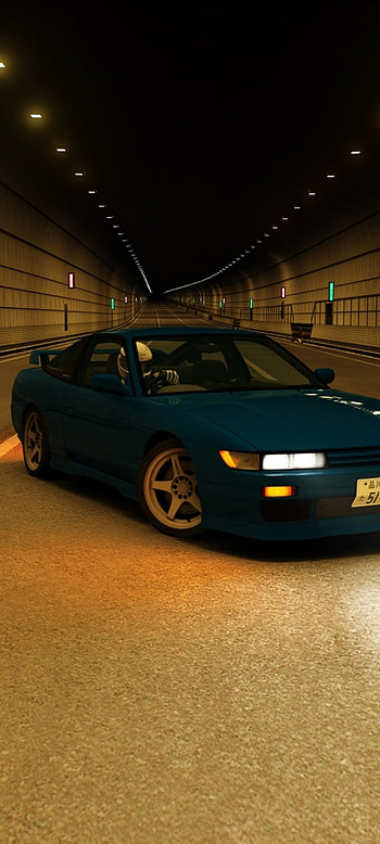Nissan Silvia S13, automotive lighting, initial d, 180sx, assetto corsa, mbd_design, shuto expressway HD phone wallpaper