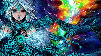 tribal mage anime HD wallpaper