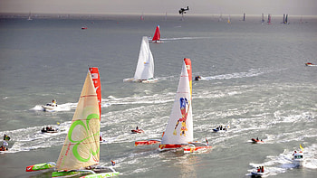 Sports, Sky, Sea, Yacht, Race, Regatta HD wallpaper