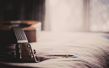 Acoustic enchantment, Guitar ballads, Harmonious sounds, Melodic beauty HD wallpaper