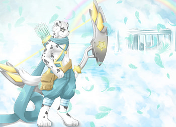 Ice, blue, white, zohar, cool, furry, dalmatian HD wallpaper