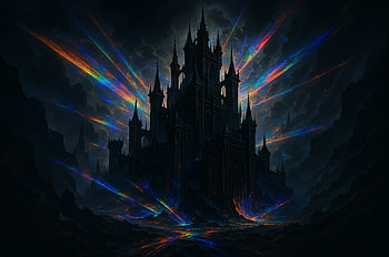 Dark Fortress — Ultra : Prism of Shadows, castle, fantasy castle HD wallpaper