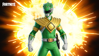 Fortnite Power Rangers – Epic Gaming Action Unleashed, video game, Fortnite, Power Rangers, Green Ranger HD wallpaper