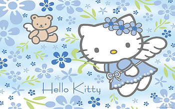 Purple Hello Kitty Wide ... HD wallpaper