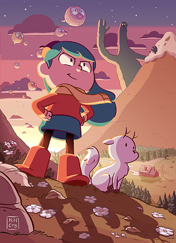 Hilda, art, netflix HD phone wallpaper