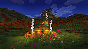 Minecraft Tutorial: How To Build Dwarf Style Farm House! in REALMCRAFT HD wallpaper
