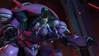 Overwatch Dva With Meka , dva-overwatch, overwatch, games HD wallpaper