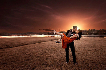 beautiful love, couple, beautiful, kisses, love HD wallpaper