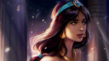 Princess Jasmine, Animated character, Disney princess, Magical world HD wallpaper