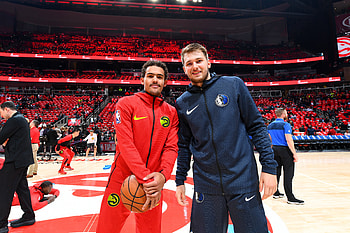 Luka Doncic, Trae Young HD wallpaper