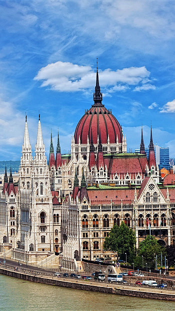 Man-made beauty, Budapest architecture, Historical landmarks, Impressive structures HD phone wallpaper