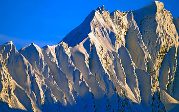 Mountain, , Winter, Nature HD wallpaper