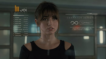Blade Runner 2049- Joi customization Screen, Blade Runner 2049, Joi (Blade Runner 2049), Ana De Armas, Android, Cyberpunk HD wallpaper