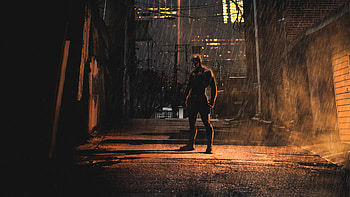 A Night With Daredevil In The Dark Cityscape, daredevil, superheroes, artist, artwork, digital-art, deviantart HD wallpaper