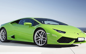 2014 green Lamborghini Huracan, Car HD wallpaper