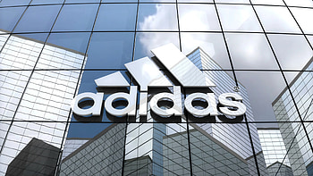 Glass, Logo Adidas HD wallpaper