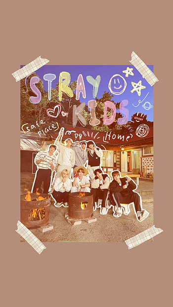 Stray Kids, art, paper, Kpop, Straykids, lovestay, family, cute, Stay HD phone wallpaper